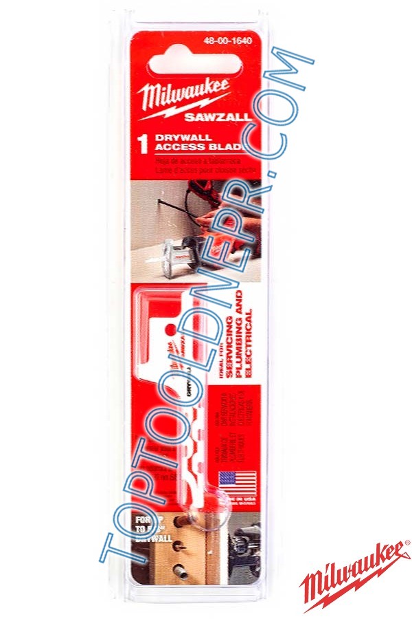 Пиляльне полотно по гіпсокартону Milwaukee Sawzall Drywall 63 мм (48001640)