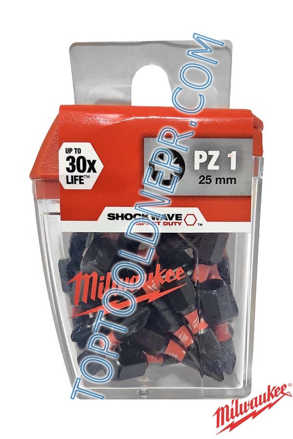 Біта Milwaukee Shockwave Impact Duty PZ1 25 мм 25шт (4932430861)