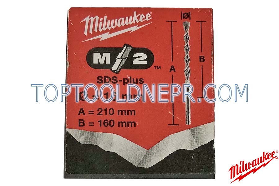 Бур Milwaukee SDS-Plus M2 16x210 мм. (4932307081)