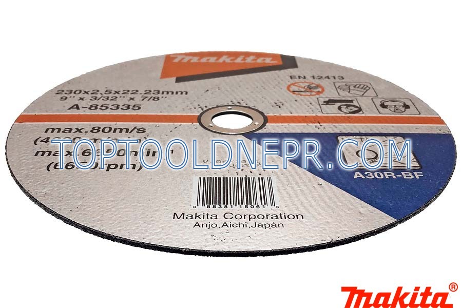 Круг для металу makita 230x2,5мм арт.A-85335