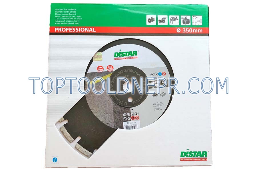 Коло алмазний Distar 1A1RSS/C1S-W 350x3,2/2,2x10x25,4-21