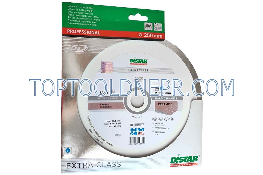 Круг алмазний 250х25,4 1A1R HARD CERAMICS DISTAR