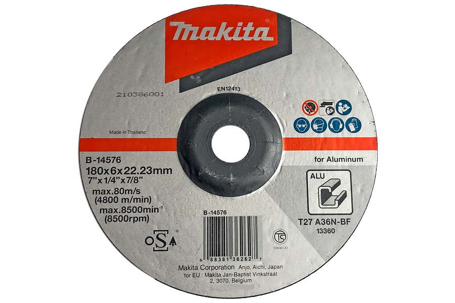 Коло за аллюминию makita 180х6мм