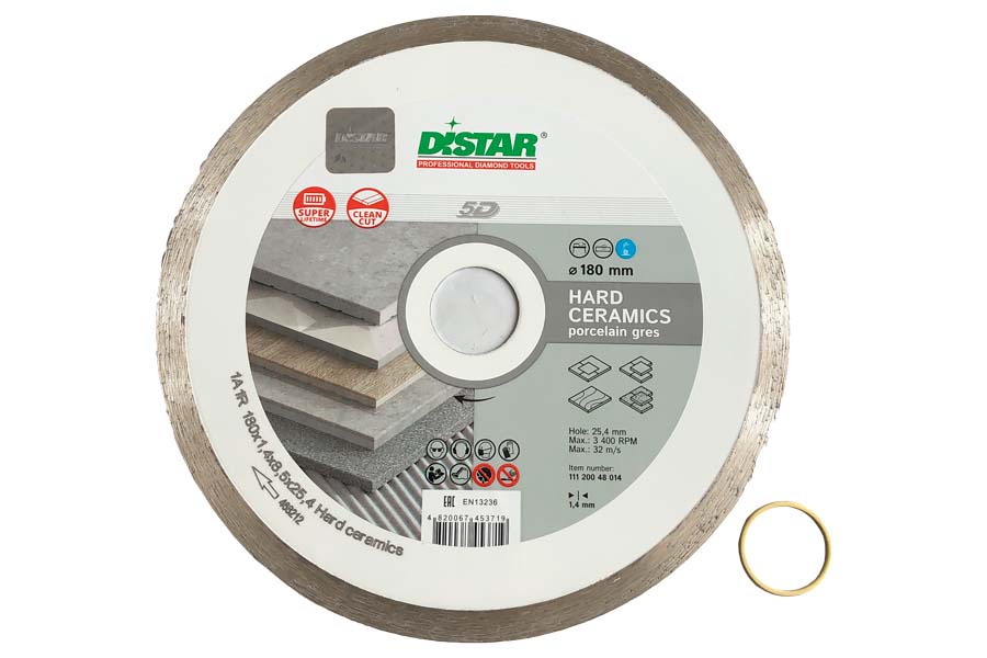 Круг відрізний по кахлю 200х25,4 1A1R HARD CERAMICS DISTAR
