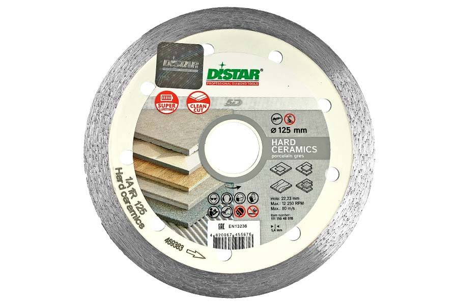 Круг алмазний за керамікою 125х22,23 1A1R HARD CERAMICS DISTAR
