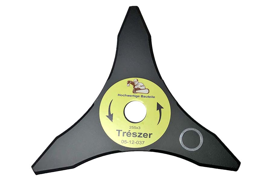 Ніж для мотокоси 3-х. 255мм TRESZER