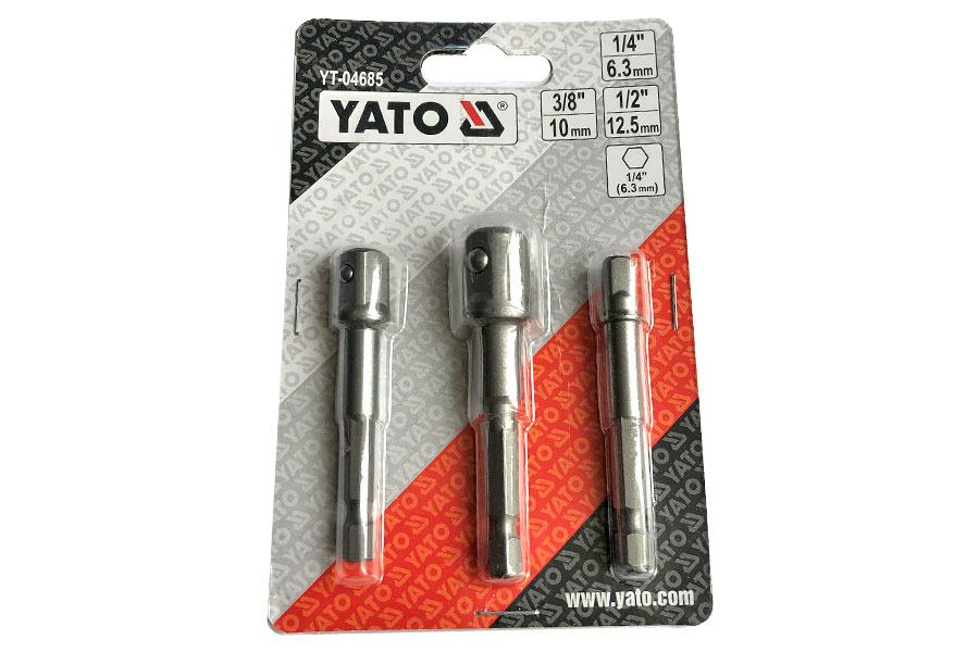 Набір перехідників YATO 3шт. YT-04685