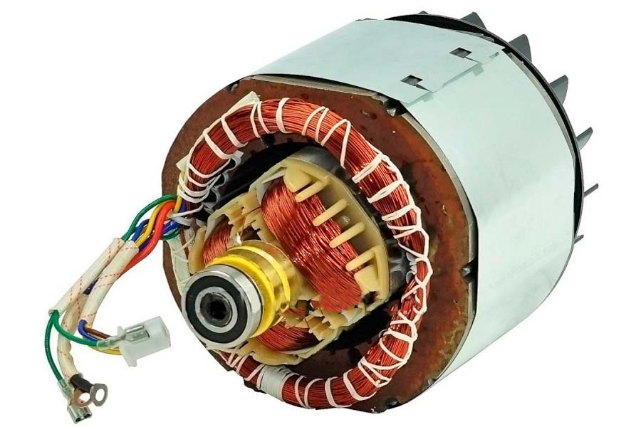 Електродвигун у складі (якір + статор) генератора 168F (2.2-2.5 kWt)