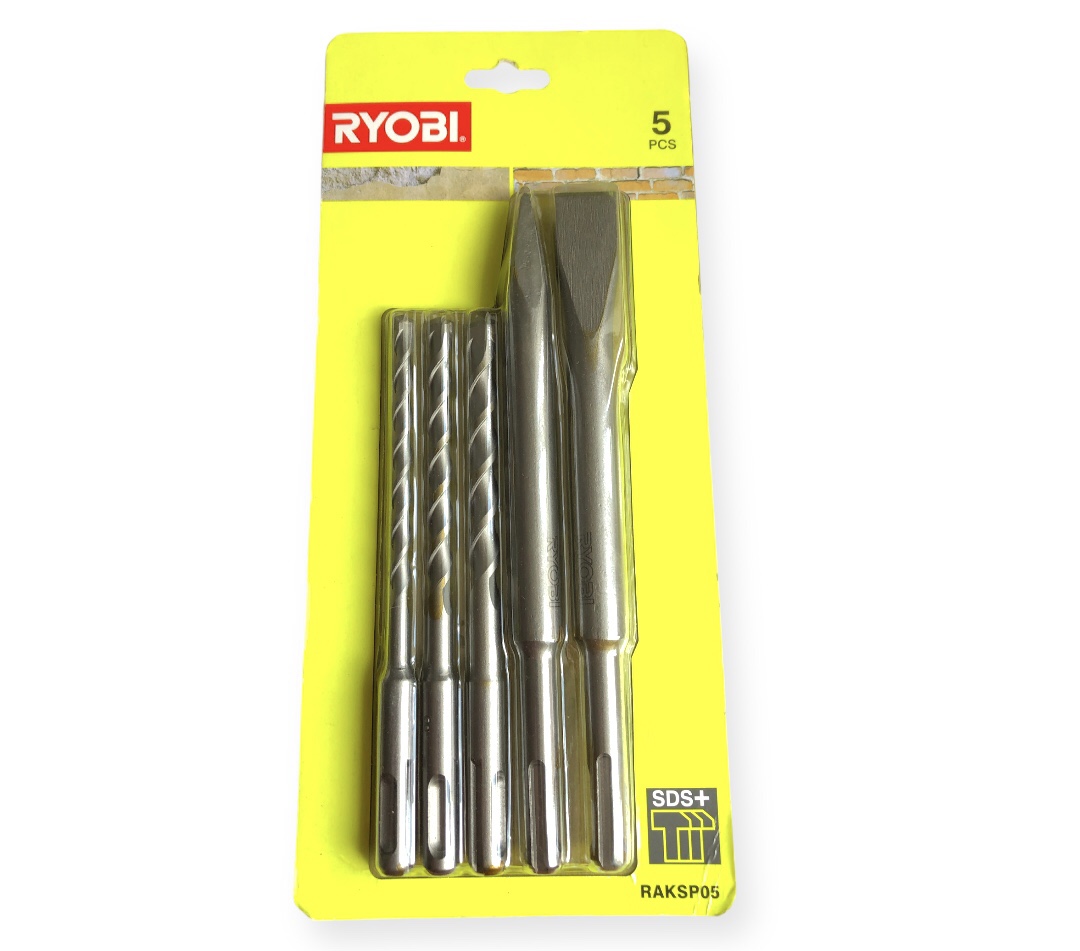 Набір бурів для перфоратора Ryobi піка +зубіло 6х8х10 5132004837