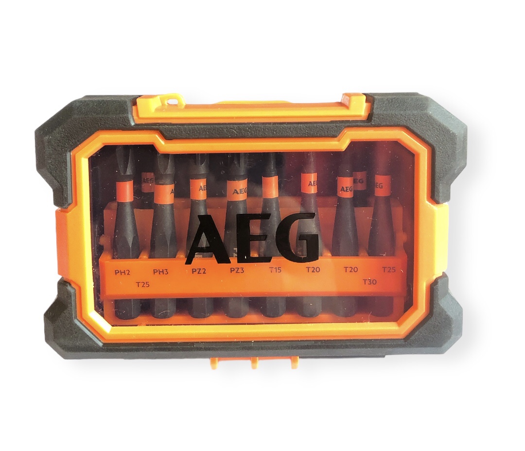 Набір біт AEG 10 шт. 50 мм. ударні намагнічені