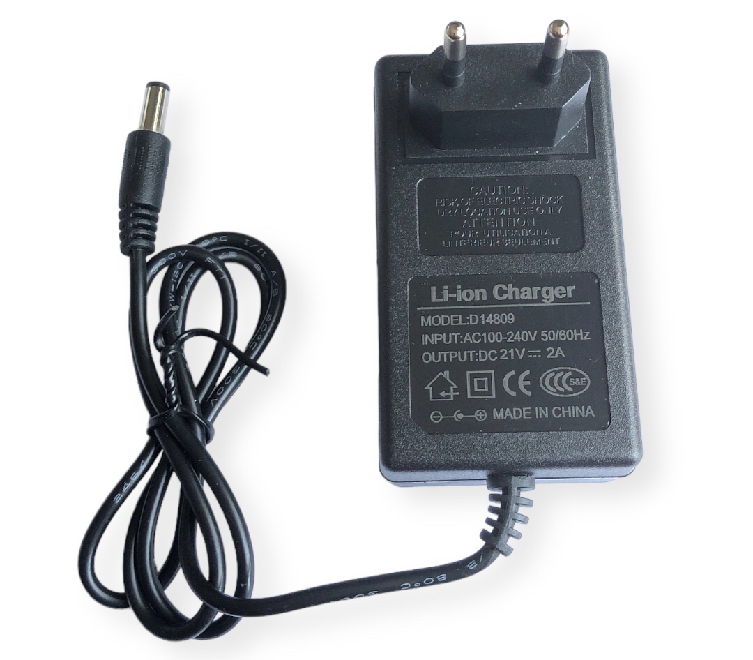 _зарядний для шурупокрутів 21V Li-ion, 2 А