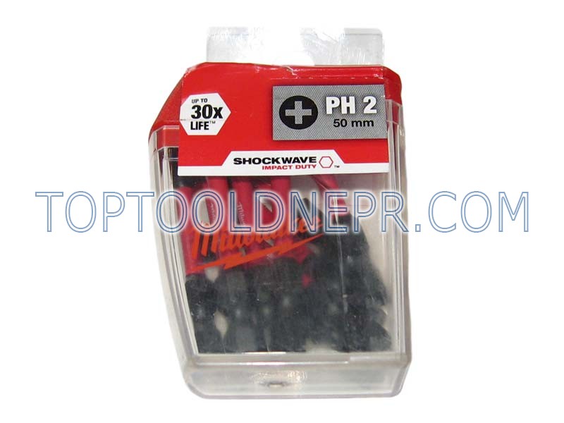 Біта Milwaukee PH2 50мм 10шт 4932430855