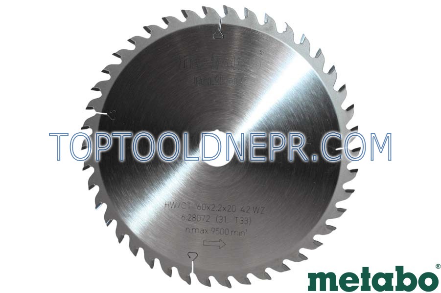 Пиляльний диск metabo 160x20x48Z