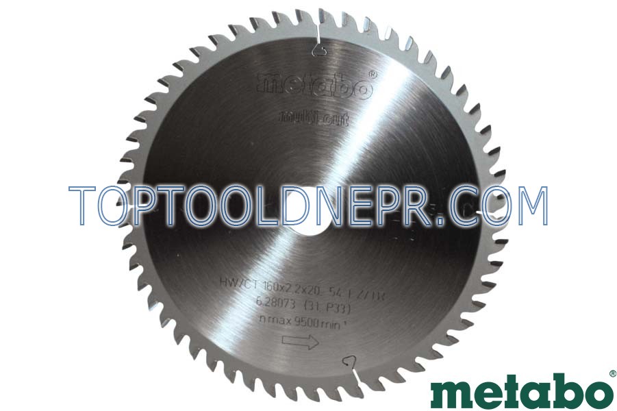 Пиляльний диск metabo 160x20x54Z