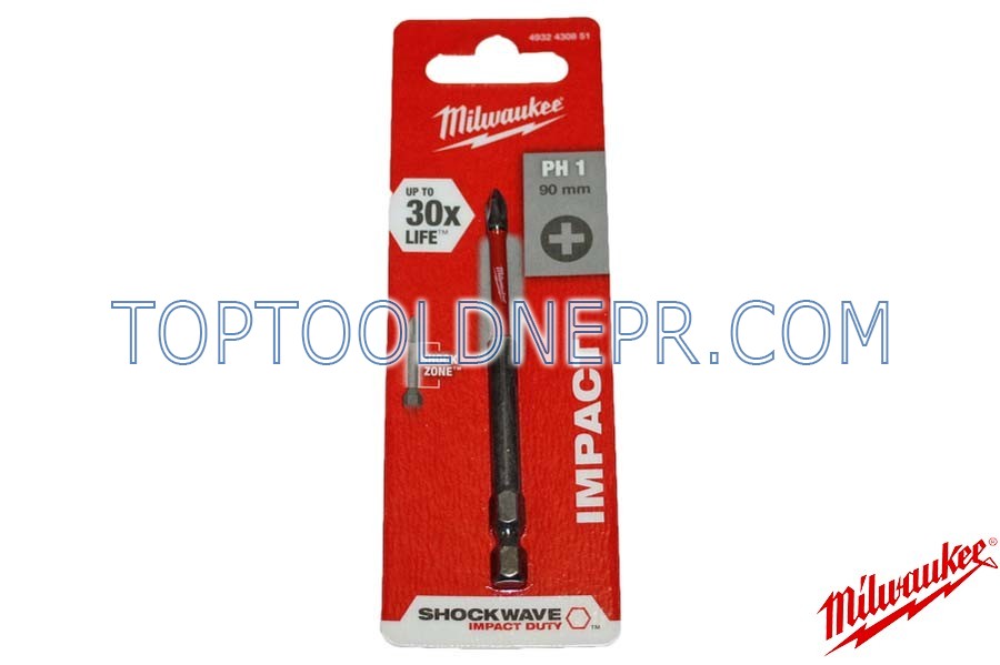 Біта Milwaukee PH1 90мм 4932430851