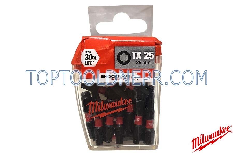 Біта Milwaukee TX25 25мм 25шт 30XLife