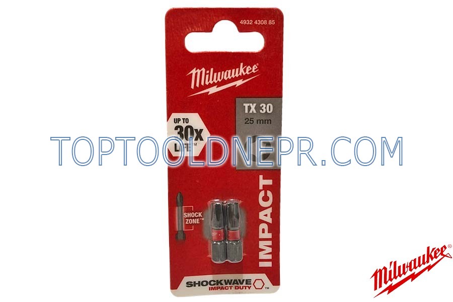 Біта Milwaukee TX30 25мм 2шт