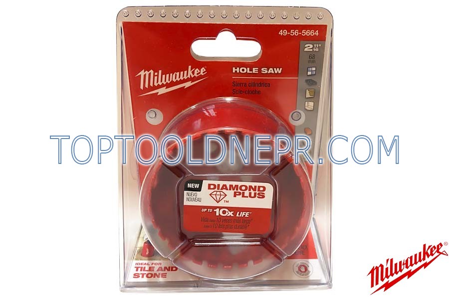 Коронка Bi-Metal 68мм Milwaukee Diamond Plus