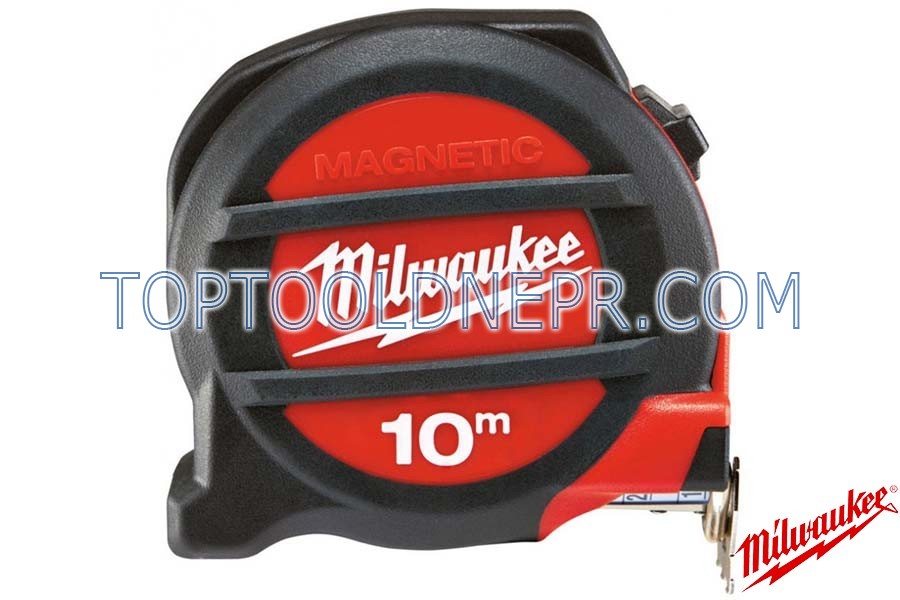 Рулетка MILWAUKEE Magnetic Tape 10 м 48225411 з магнітом