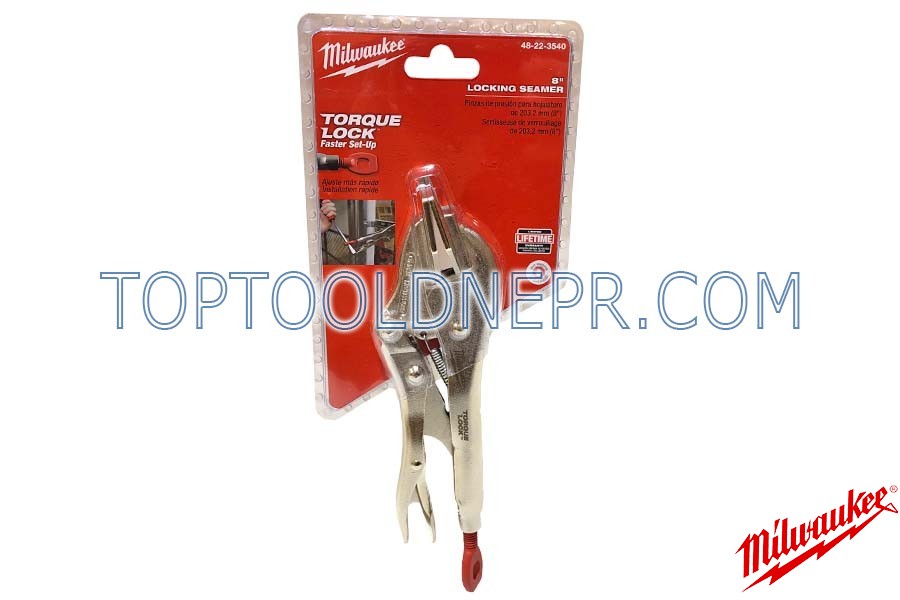 Затискач ручний Milwaukee 200 мм Torque Lock 8х42 мм 48223540