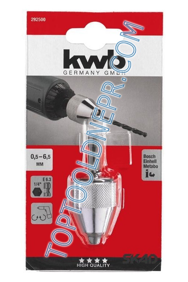 Патрон швидкозажимний KWB на 1/4"