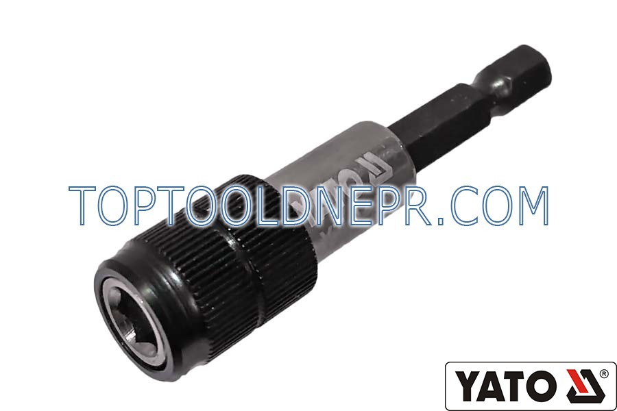 Бітотримач з фіксацією YATO : 1/4", l= 60 мм