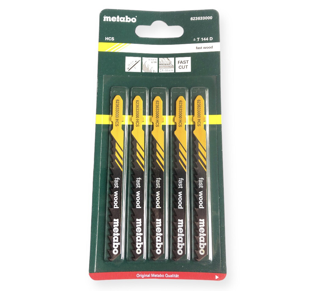 Пилки для лобзика Metabo 144D 5шт