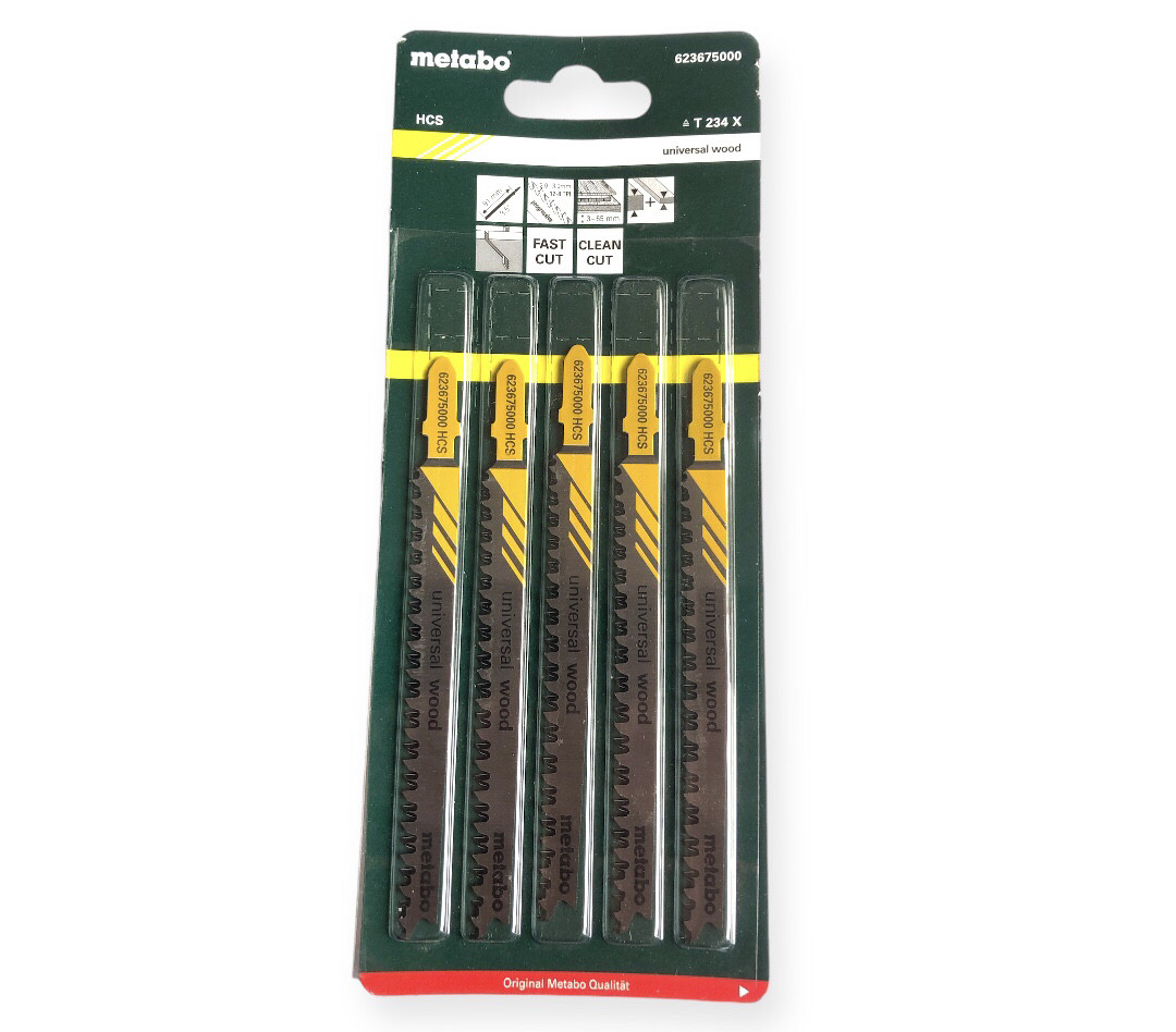 Пилки для лобзика Metabo 234Х 5шт
