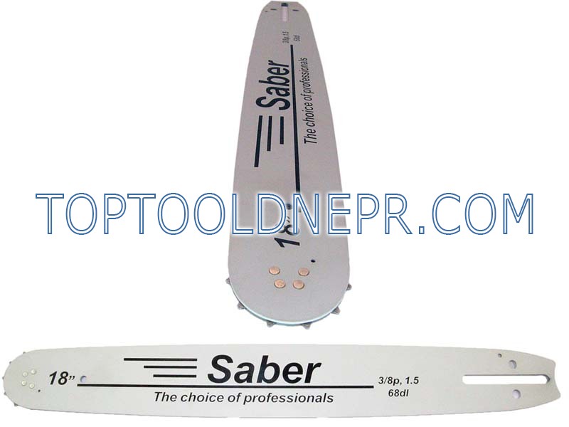 Шина для бензопили 68 ланок 1,5 Saber 3/8 крупний зуб