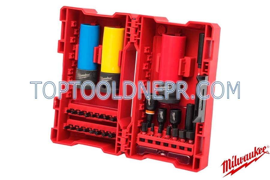 Набір біт та торцевих головок Milwaukee Shockwave Impact Duty, 31 предмет 4932464170